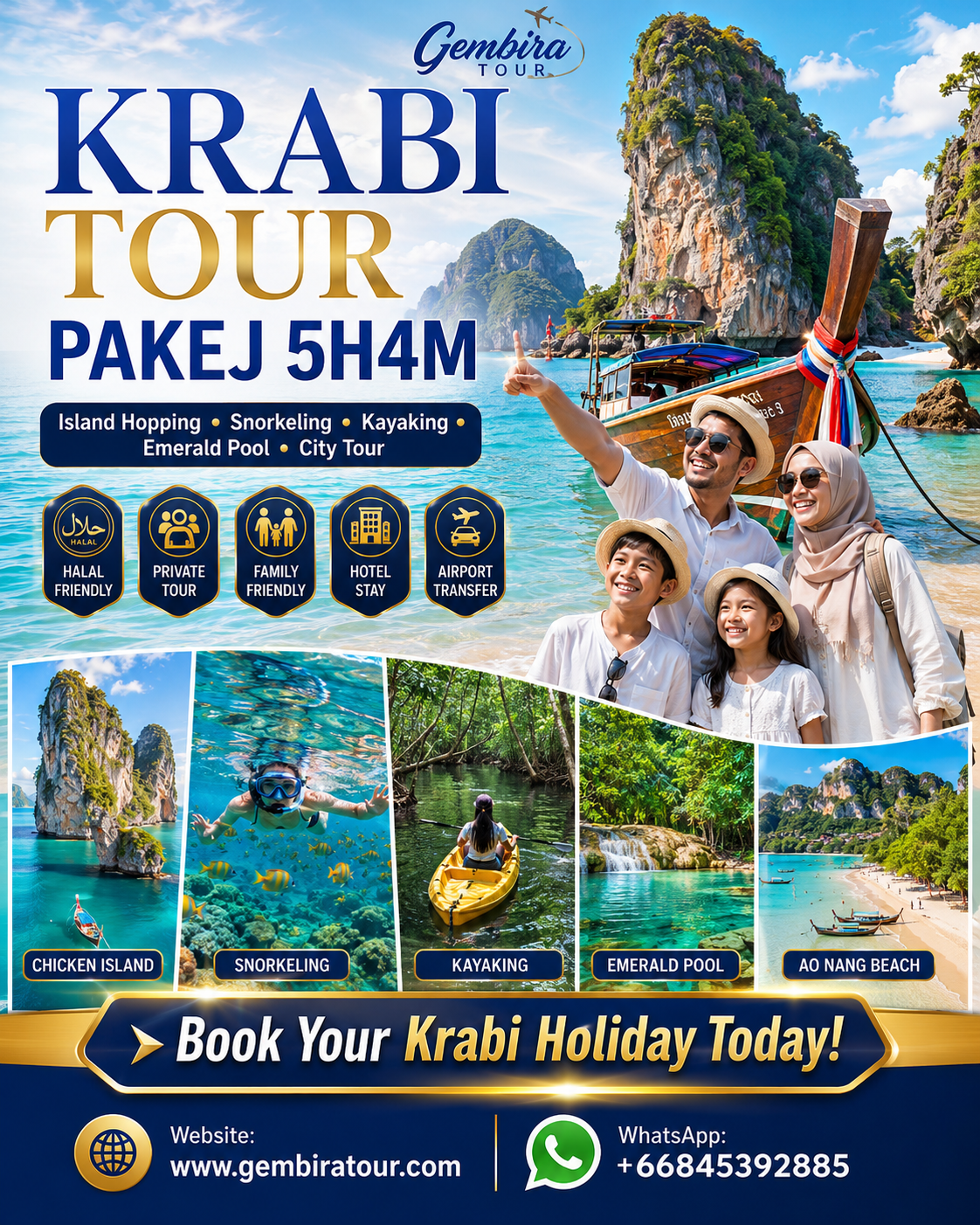 krabi halal tour pakej